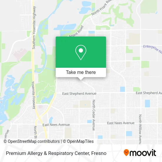 Premium Allergy & Respiratory Center map