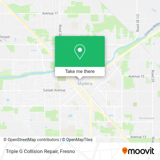 Triple G Collision Repair map