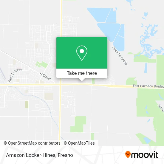 Amazon Locker-Hines map