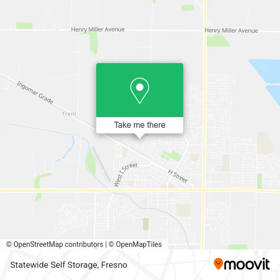 Mapa de Statewide Self Storage