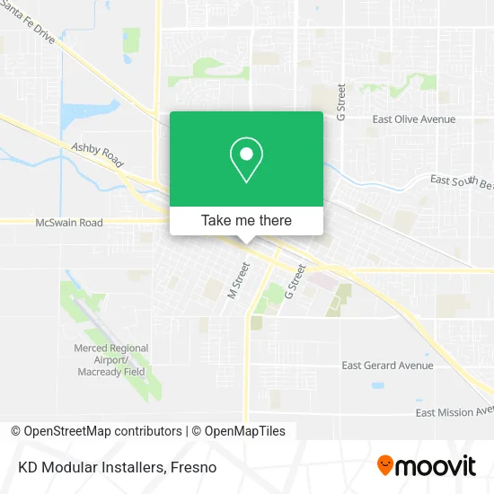 Mapa de KD Modular Installers