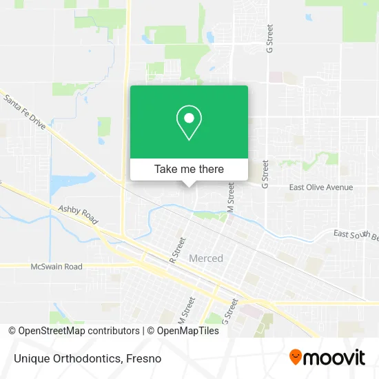 Unique Orthodontics map
