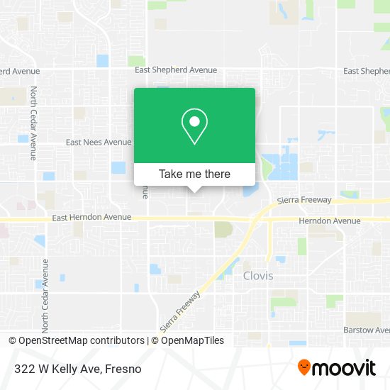 Mapa de 322 W Kelly Ave