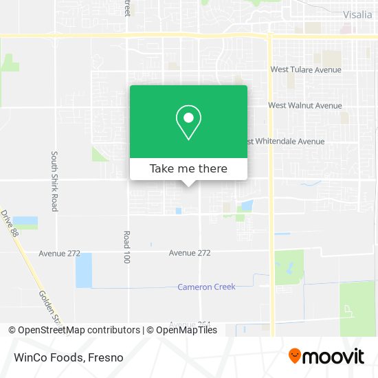 WinCo Foods map