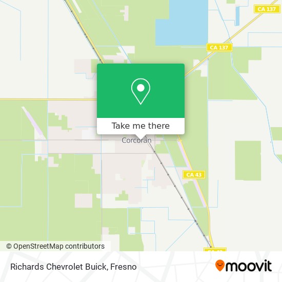 Richards Chevrolet Buick map