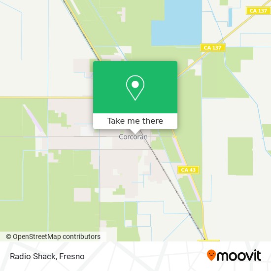 Radio Shack map