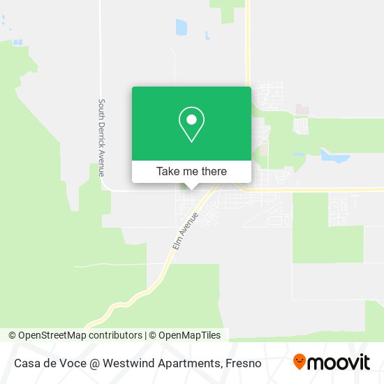 Mapa de Casa de Voce @ Westwind Apartments