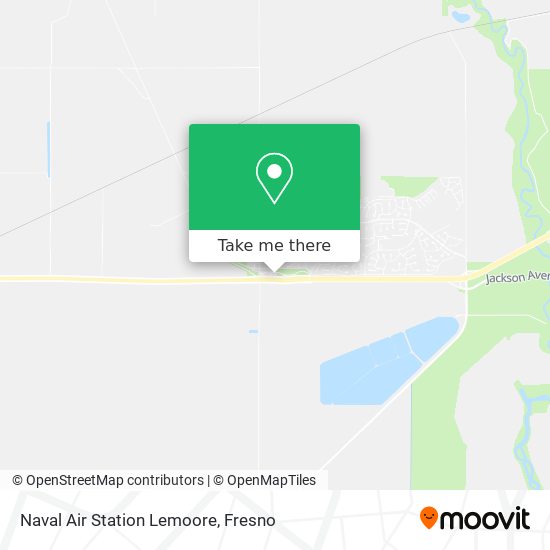 Naval Air Station Lemoore map