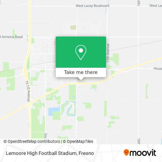 Mapa de Lemoore High Football Stadium