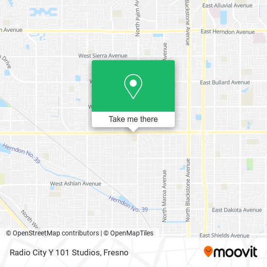 Radio City Y 101 Studios map