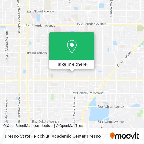 Mapa de Fresno State - Ricchiuti Academic Center