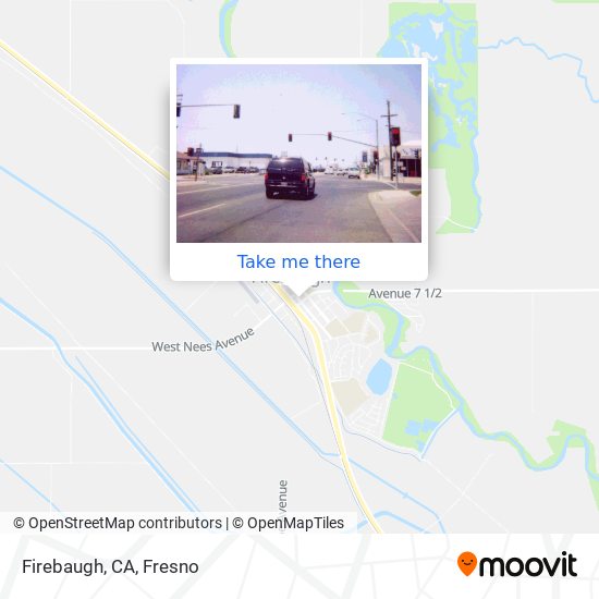 Firebaugh, CA map