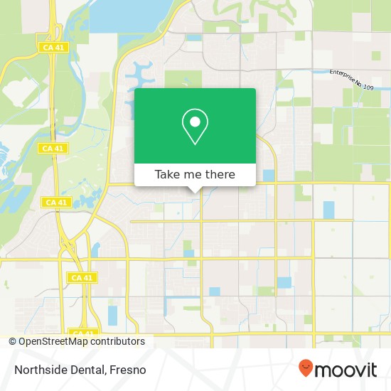 Northside Dental map