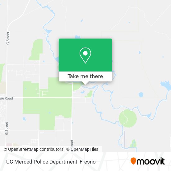 UC Merced Police Department map