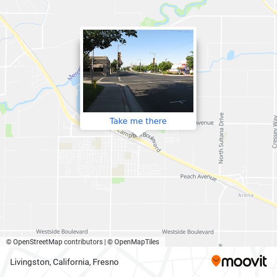 Mapa de Livingston, California