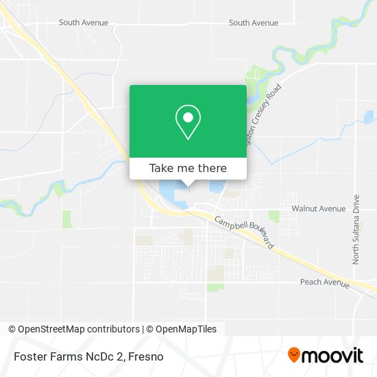 Mapa de Foster Farms NcDc 2
