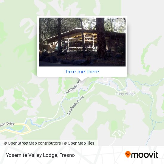 Yosemite Valley Lodge map