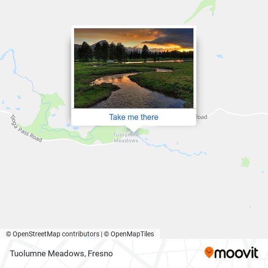 Tuolumne Meadows map