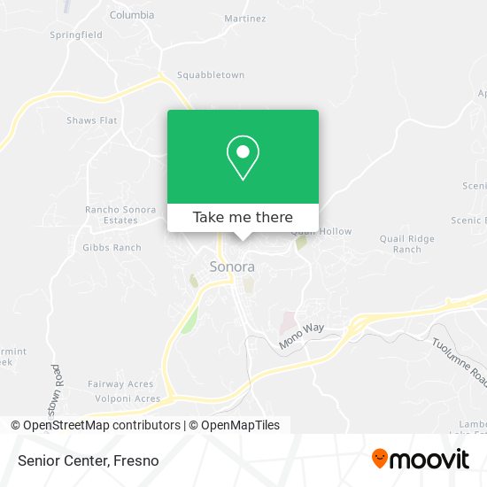Mapa de Senior Center