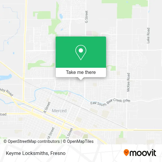 Keyme Locksmiths map