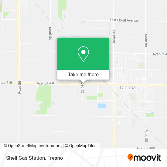 Shell Gas Station map
