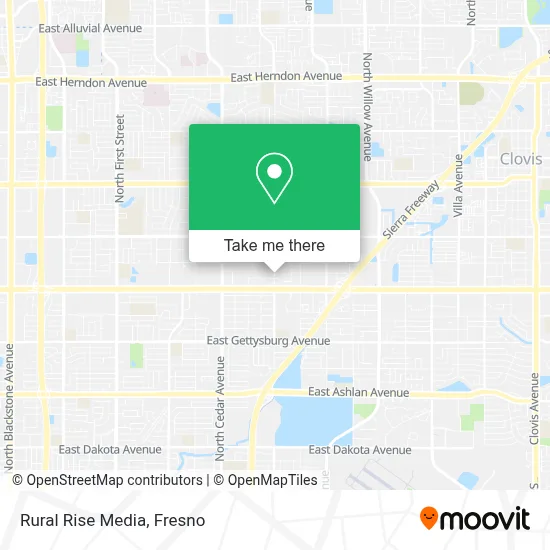Rural Rise Media map