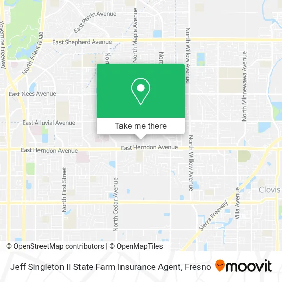 Jeff Singleton II State Farm Insurance Agent map