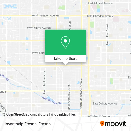 Inventhelp Fresno map