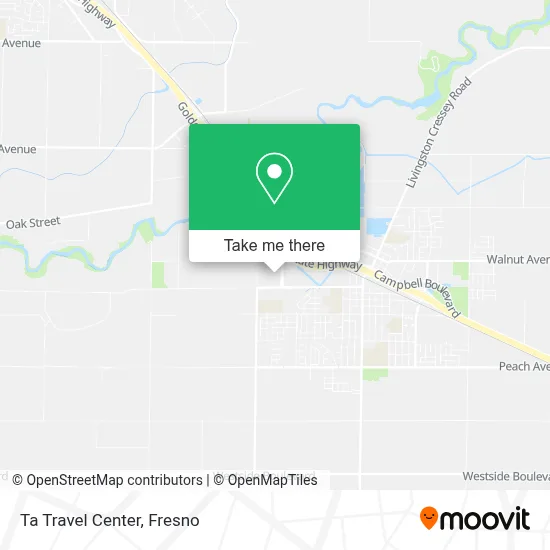 Ta Travel Center map