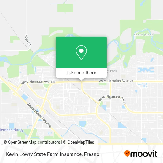 Kevin Lowry State Farm Insurance map