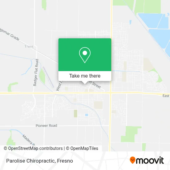 Parolise Chiropractic map