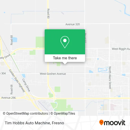 Tim Hobbs Auto Machine map