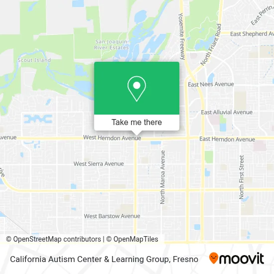 California Autism Center & Learning Group map