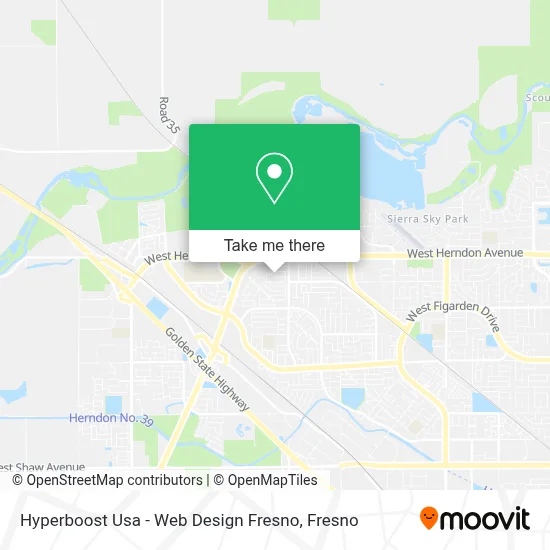 Hyperboost Usa - Web Design Fresno map