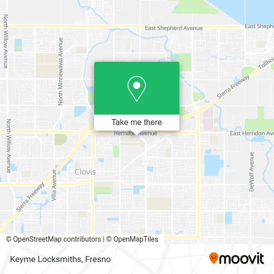 Keyme Locksmiths map