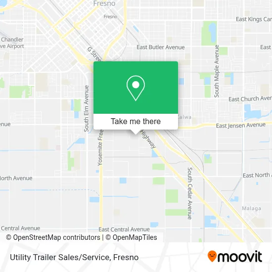 Utility Trailer Sales/Service map