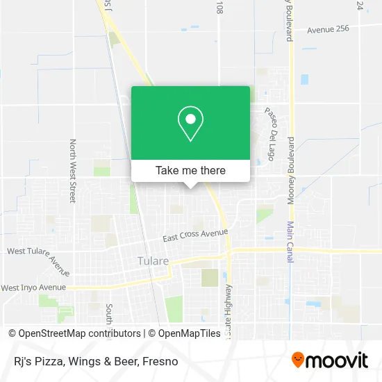 Rj's Pizza, Wings & Beer map