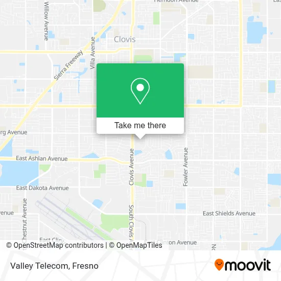 Valley Telecom map
