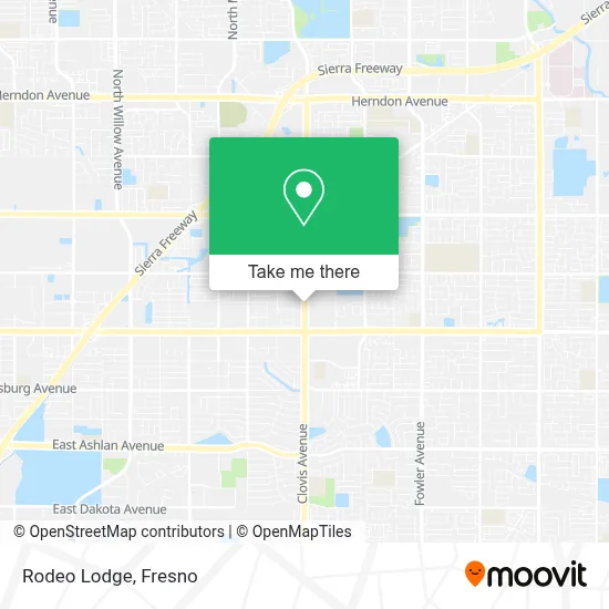 Rodeo Lodge map