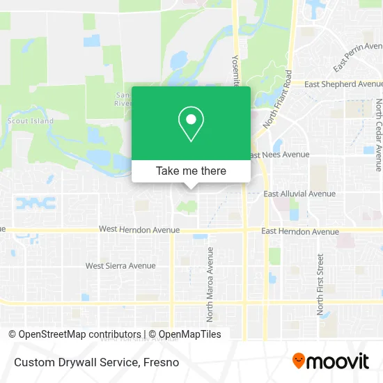 Custom Drywall Service map