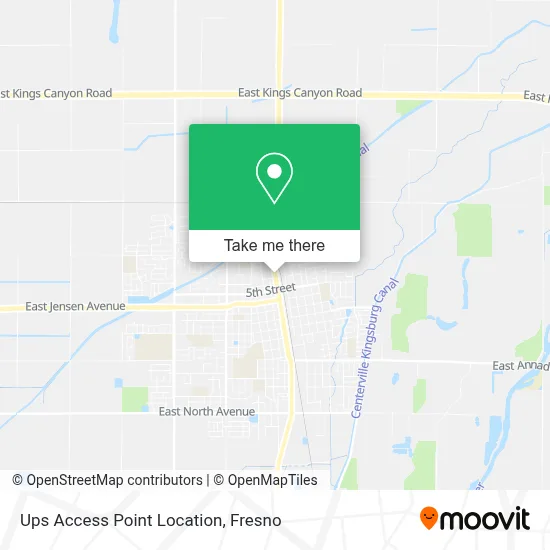 Ups Access Point Location map