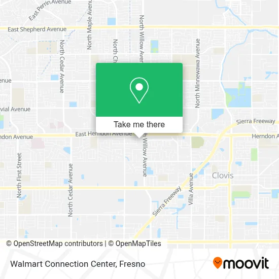 Walmart Connection Center map