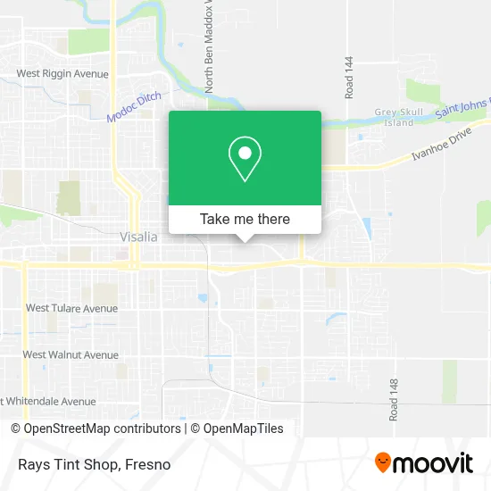 Rays Tint Shop map