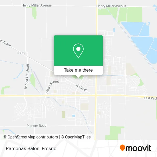 Ramonas Salon map