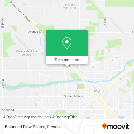Balanced Flow Pilates map