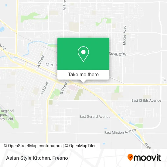 Asian Style Kitchen map
