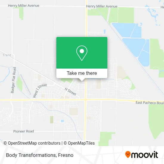 Body Transformations map