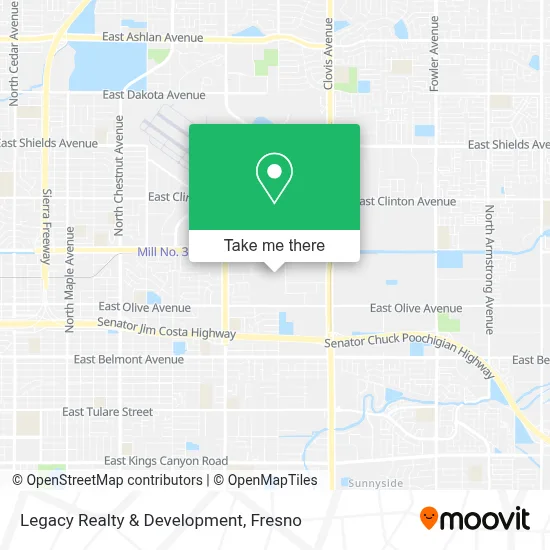 Legacy Realty & Development map