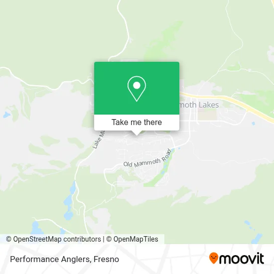 Performance Anglers map