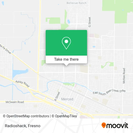 Radioshack map